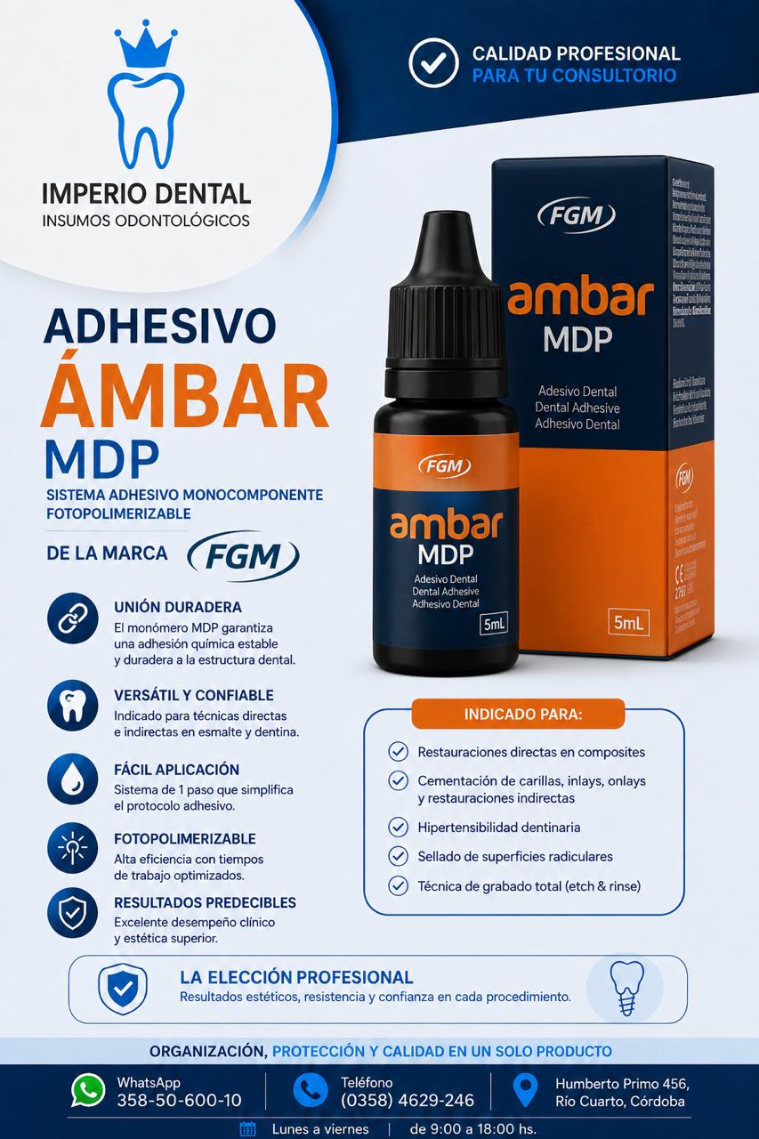 ADHESIVO AMBAR MDP   FGM
