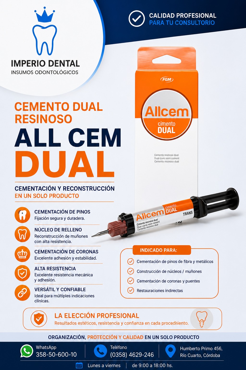 CEMENTO DUAL ALLCEM FGM