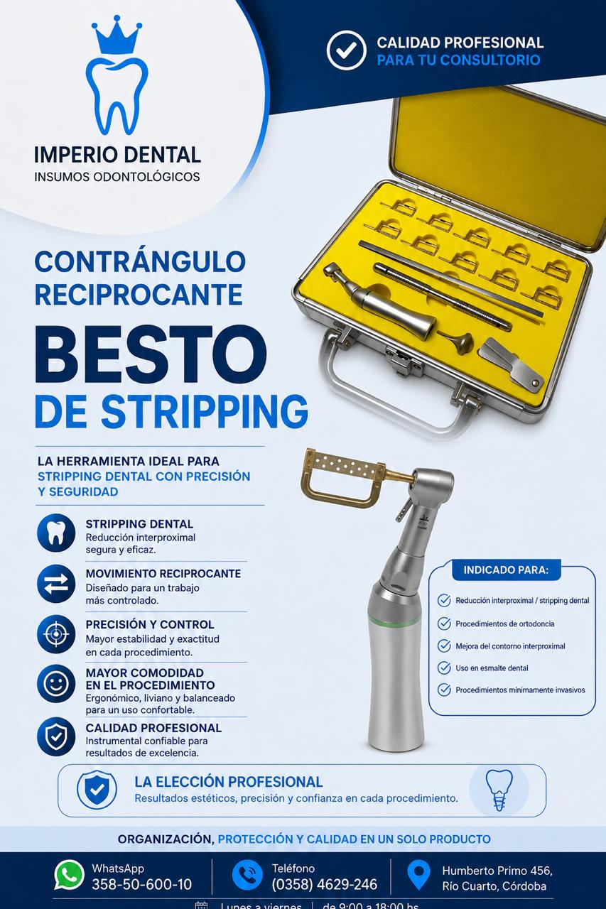 CONTRA ANGULO RECIPROCANTE  STRIPPING BESTO